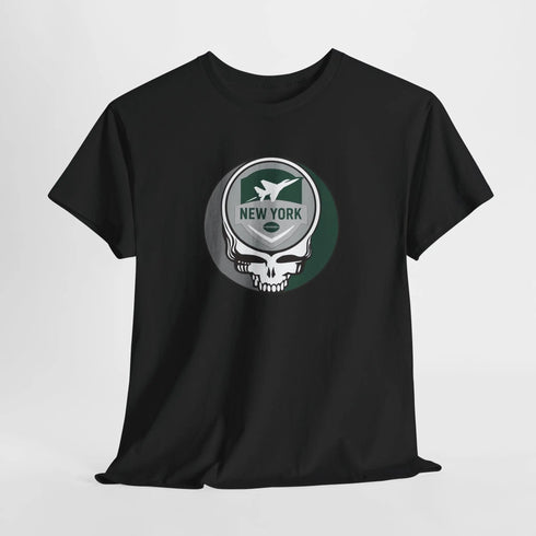 Grateful Dead - New York Jets Stealie Unisex T-Shirt - NFL - StealieShop
